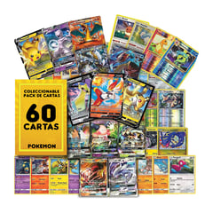 POKEMON - Lote 60 cartas al azar