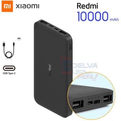 XIAOMI - Cargador portátil redmi de 10000 mah power bank carga rápida