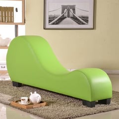 GENERICO - Sillón Divan Tántrico Love Ultracuero color verde