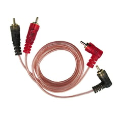 HURRICANE - Extensión Cable de Audio RCA 2X2 Angulado 3.6 Metros