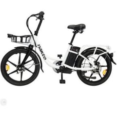 GENERICO - Bicicleta Eléctrica Fashion Plegable 36V250W - Blanco