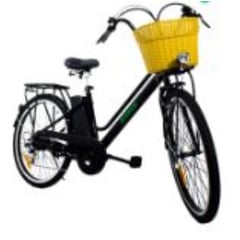 GENERICO - Bicicleta Eléctrica Nakto Clásica, 36V/250W - Aro 26 - Negro