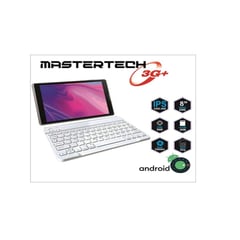 MASTERTECH - Tablet 8? Teclado 3G Quadcore 16GB2GB - Negro