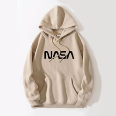 YANSUS - Polera Hombre Beige con Estampado Nasa