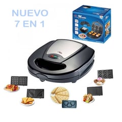 PREMIER - Waflera Sandwichera 7 en 1 Electromaster 1000 Watts