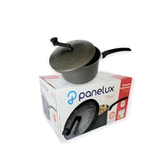 PANELUX - Olla para Hacer Popcorn 20 cm Color Negro Línea Magnific -