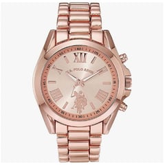 US POLO - Assn - Reloj Analógico Mujer 40435 - Oro Rosa