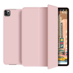 GENERICO - Case iPad Pro 11 (2da 3ra 4ta Generación) Smart Cover Funda - Rosa