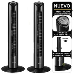 IMACO - PACK de 2 Ventilador de torre tf2905 50 watts