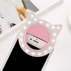 GENERICO - Aro selfie anillo luz led con batería incorporada