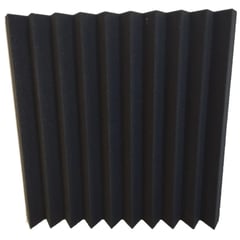 FOAM - ESPUMA ACUSTICA TIPO SIERRA PUR NEGRO 50CM X 50CM X 2PULG