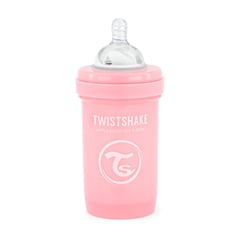 TWISTSHAKE - Biberón Anticólicos 6oz-180ml Rosado