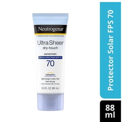 NEUTROGENA - Protector Solar en Crema FPS 70 Ultra Sheer Dry Touch Tubo