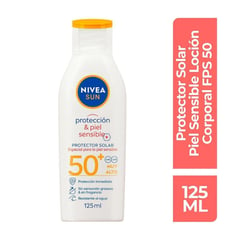 NIVEA - Sun Protector Solar Piel Sensible 125ml