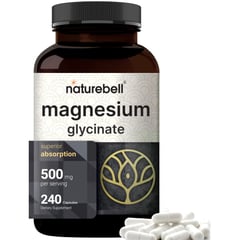 GENERICO - Magnesium Glycinate 500mg, 240 Capsules