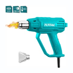 TOTAL TOOLS - PISTOLA DE CALOR 2000W AIRE CALIENTE INDUSTRIAL TOTAL - TB200365