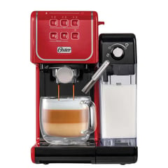 OSTER - Cafetera Prima Latte Automatica BVSTEM6801R Rojo