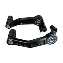 RIZOMA - Pedal de Aluminio Negro para Duke Rc 200 Freno y Cambio