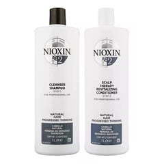 NIOXIN - Nioxin-2 Shampoo + Acondicionador 1000ml Cabello Natural