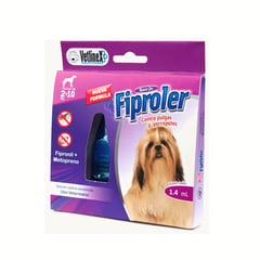 VETLINEX - FIPROLER ANTIPULGAS Y GARRAPATAS PIPETA PARA PERRO 2 A 10 KG