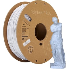 POLYMAKER - Filamento Polyterra PLA Blanco Mármol 175mm 1Kg