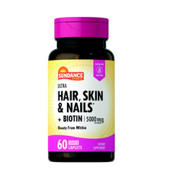 SUNDANCE - Hair Skin & Nails + Biotin 5000 MCG 60 Tabletas