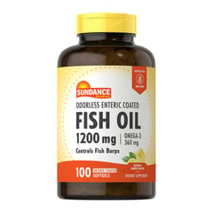 SUNDANCE - Omega 3 Fish Oil 1200 MG 100 Cápsulas Blandas