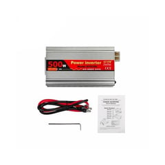 GENERICO - Inversor de corriente 500w de 12v a 220v usb 500w Potencia