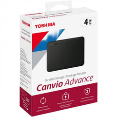 TOSHIBA - Disco Duro Externo Canvio Advance 4TB - Negro - Portátil