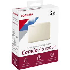 TOSHIBA - Disco Duro Externo Canvio Advance 2TB - Blanco - Portátil