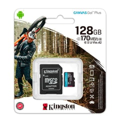 KINGSTON - Memoria Micro Sd 128gb Canvas Go Plus 170mbs