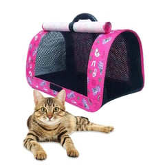 GENERICO - Kennel Bolso Maleta Transportador Gatos y Perros Rosado