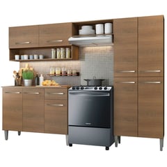 Mueble de Cocina Integral Emilly Pop 229 cm