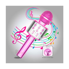 RYBIU IMPORT - Microfono Bluetooth Familiar de Color Fucsia
