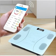 SCALE - Balanza Inteligente con Bluetooth 180 kg BLANCO