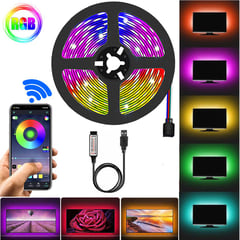 Cinta Led Rgb 5050 3 Metros / Bluetooth App Smart Tv, Decoración