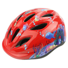 GENERICO - Casco para bicicleta o patineta niño regulable - Rojo