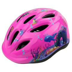 GENERICO - Casco para bicicleta o patineta niña regulable - Rosado