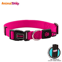 DOCO - Collar Para Perro Nylon Ajustable Xl Rosado 51-78Cm.