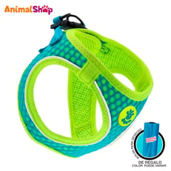 DOCO - Arnes De Perro Net Talla L Turquesa 52-56 Cm7-9 Kg