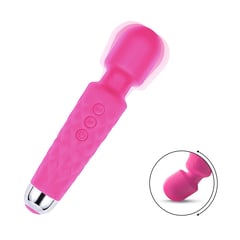 ATP - Consolador Vibrador De Punta Flexible Exitager Kira Color Fucsia