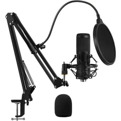 OEM - Micrófono Condensador BM828 USB Gaming Microphone Streaming Podcast PC