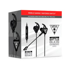 TURTLE BEACH - AUDIFONO PS4 BATTLE BUDS WIRED NEGRO