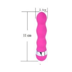 GENERICO - Vibrador de Silicona de 11cm x 24cm - Rosado