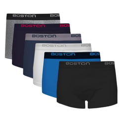 BOSTON - Pack x6 Bóxer Corto Kids Multicolor