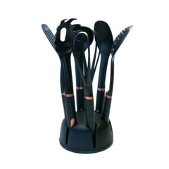 VIP AHMET - Set de Utensilios Color Negro 7 Piezas