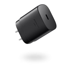 GENERICO - Cargador Samsung USB C de 25W Galaxy S20 S21 S21Ultra S10 negro