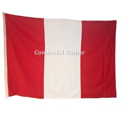 PERU - Bandera de Perú 240x145cm para Izar de Alto Rendimiento Sin Escudo