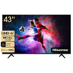 Televisor 43 UHD 4k Smart TV Vidaa Dolby Vision 43A6H Negro