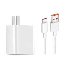 GENERICO - Cargador 33W Carga Rápida para Xiaomi Cable tipo C